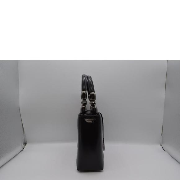 Christian Dior Maris Pearl Small Leather Handbag Black - Picture 6 of 7